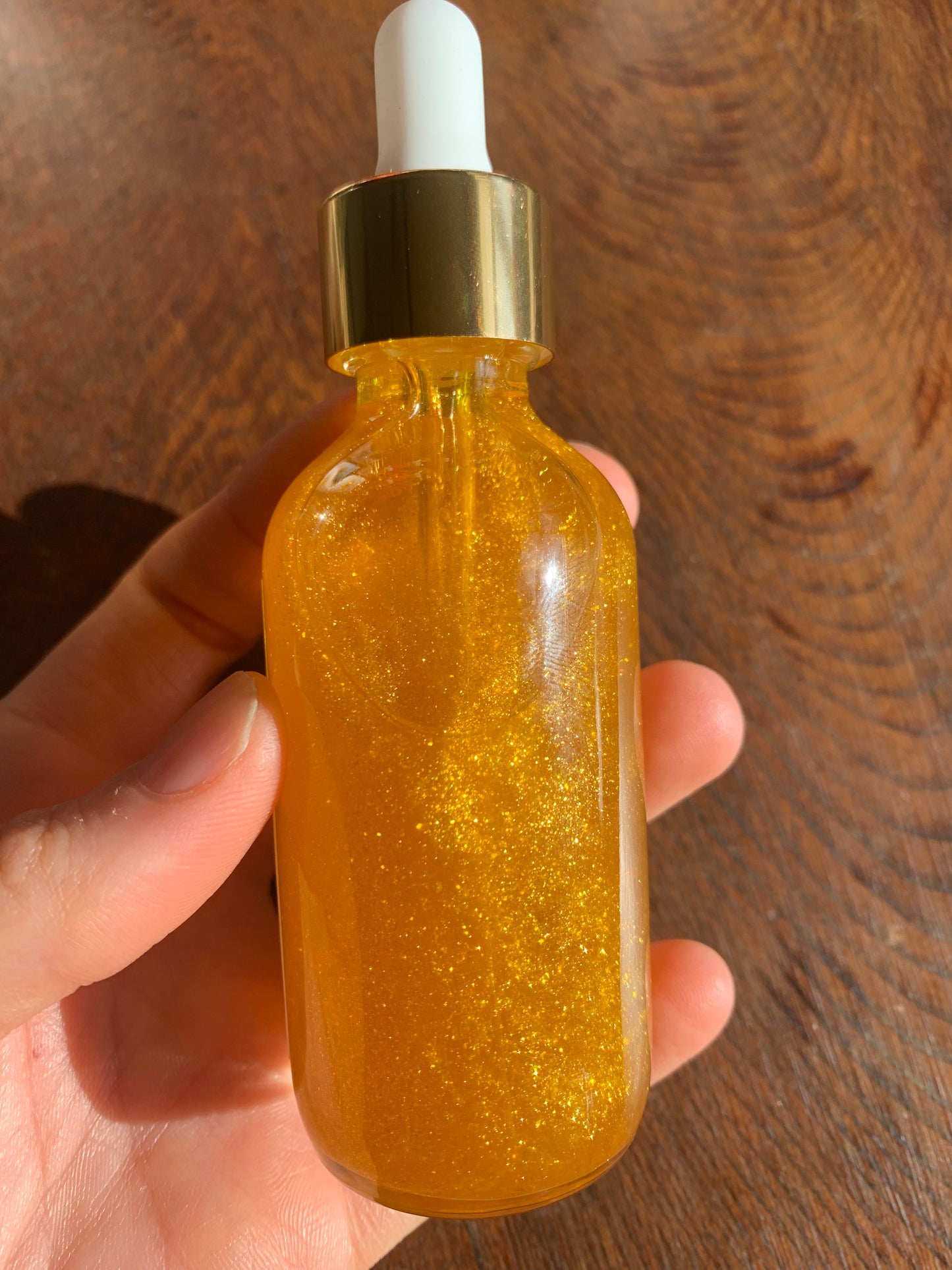 Calendula shimmer body oil