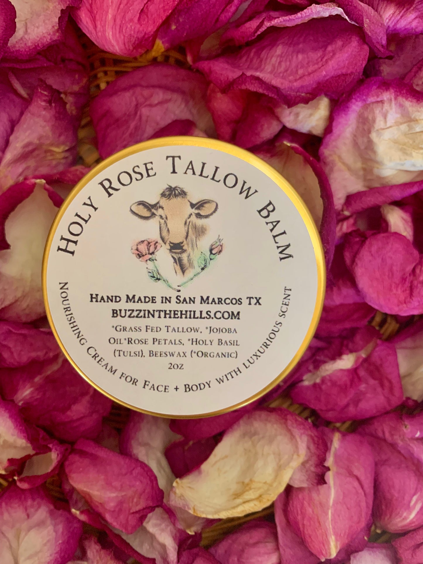 Tallow Balm - Holy Rose